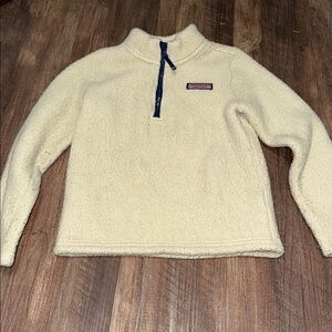 Vineyard Vines Kids Sherpa Quarter zip
